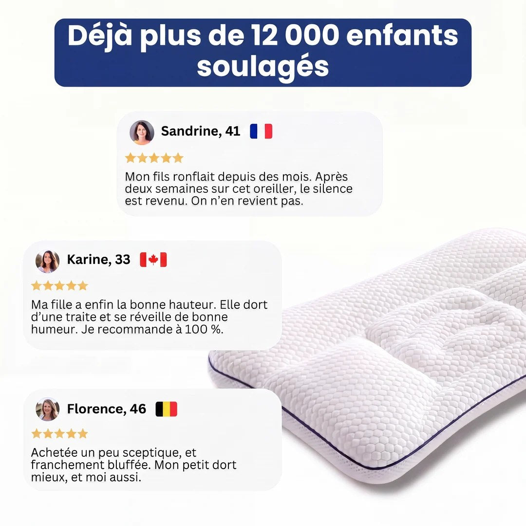 L’oreiller postural pour enfant